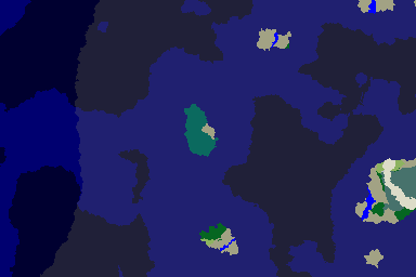 Calculated biome map for seed -8399213305045884852 around 0, 0